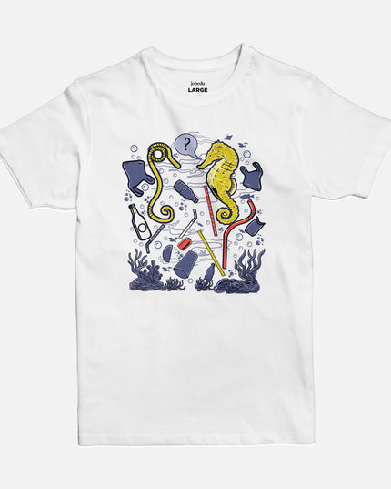 Sea Horse | Basic Cut T-shirt - Graphic T-Shirt - Unisex - Jobedu Jordan
