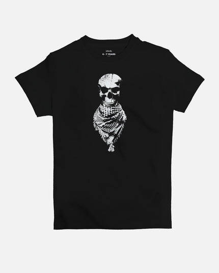Skull Hatta | Kid's Basic Cut T-shirt - Graphic T-Shirt - Kids - Jobedu Jordan