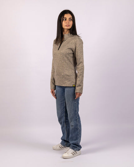 Tortilla | Women Quarter Zip Sweater - Women Quarter Zip Sweater - Jobedu Jordan